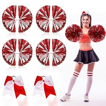 チアリーディングウェア レッド ポンポン付き Amazon.co.jp: チアリーダー ポンポンポン ハンドル付き 2個